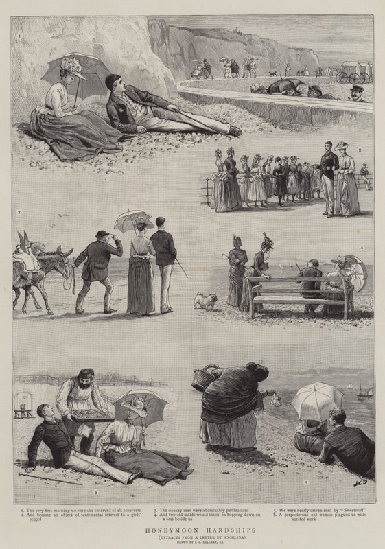 Dificuldades da lua de mel de John Charles Dollman