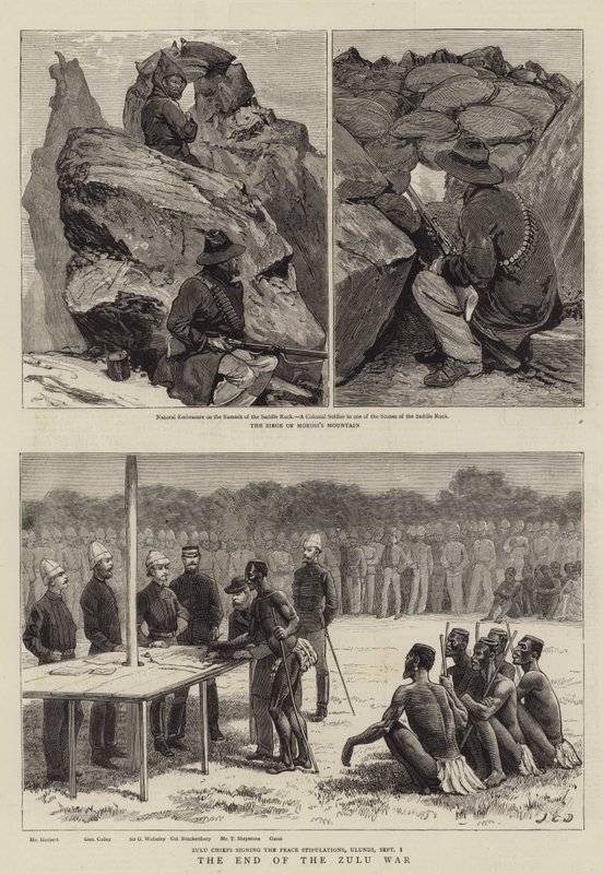 O fim da guerra zulu de John Charles Dollman