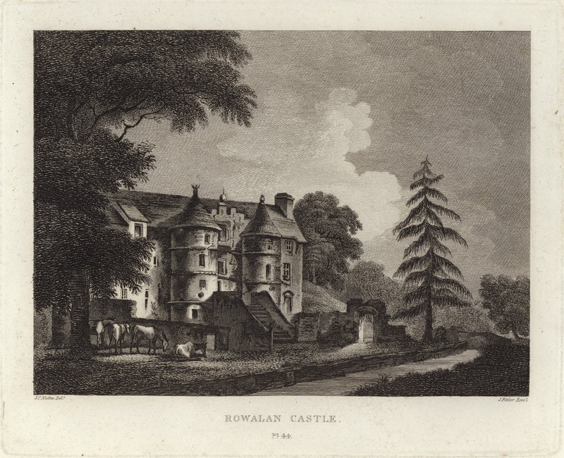Rowallan Castle de John Claude Nattes