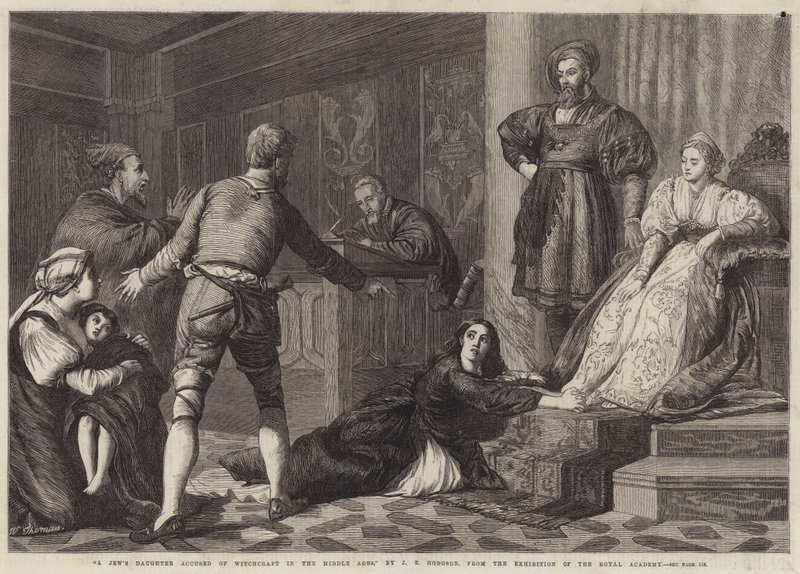 Filha de um judeu acusada de feitiçaria na Idade Média de John Evan Hodgson