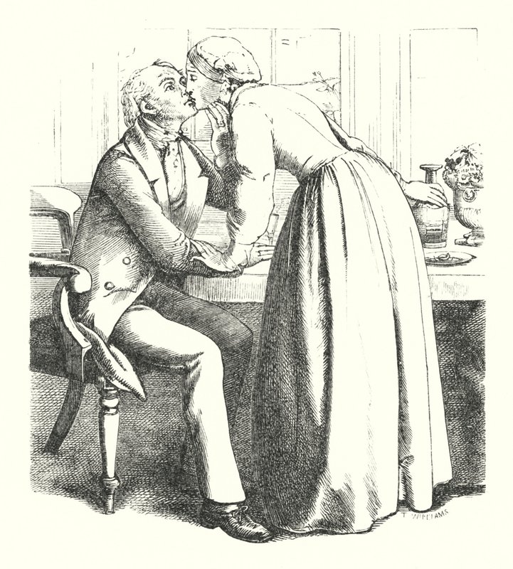 A Filha do Moleiro (gravação) de John Everett (after) Millais