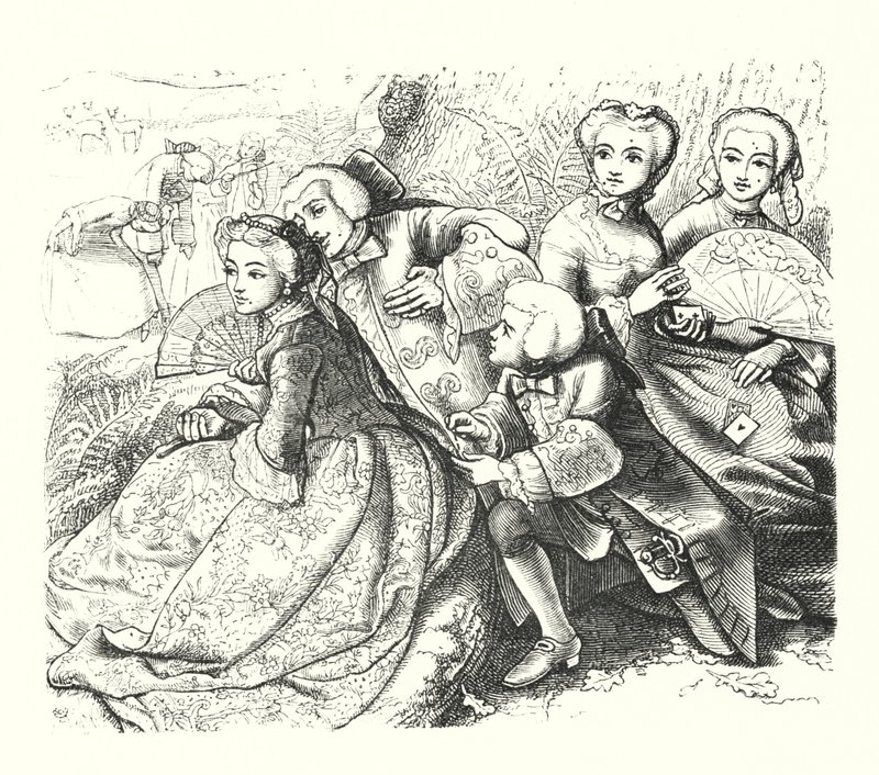 O Carvalho Falante (gravura) de John Everett (after) Millais