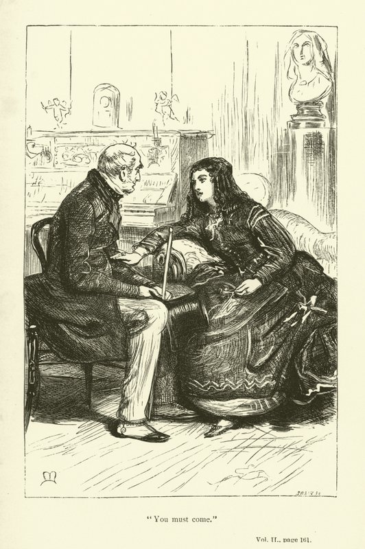 Ilustração para Phineas Finn por Anthony Trollope de John Everett Millais