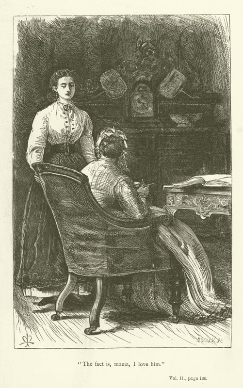 Ilustração para Phineas Finn por Anthony Trollope de John Everett Millais