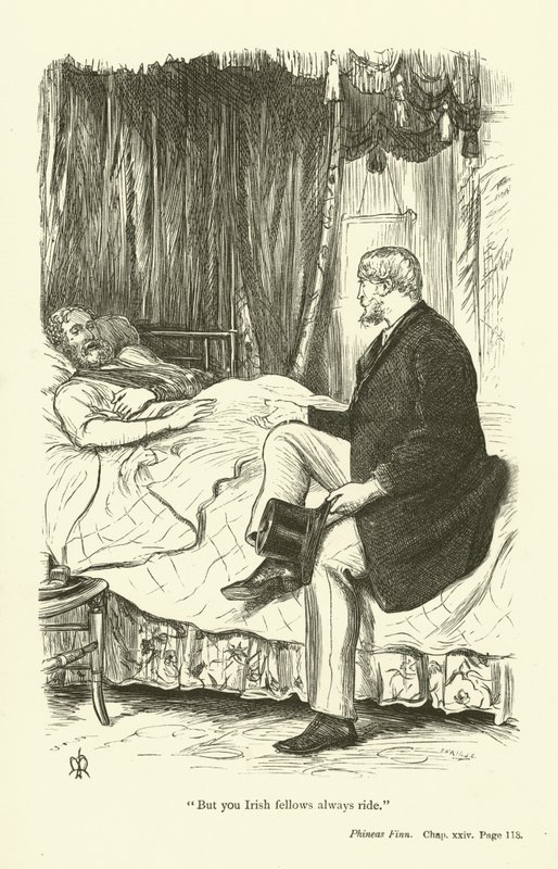 Ilustração para Phineas Finn por Anthony Trollope de John Everett Millais