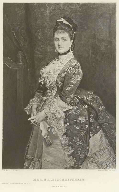 Sra. HL Bischoffsheim (gravura) de John Everett Millais