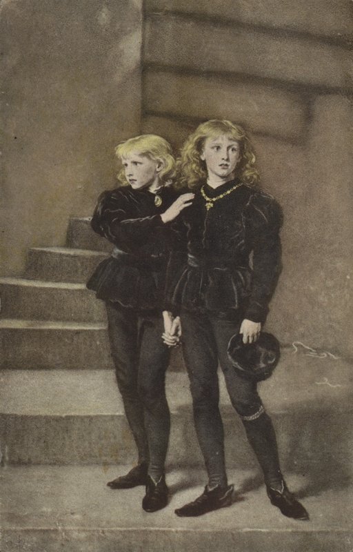 Os dois príncipes Edward e Richard na torre de John Everett Millais