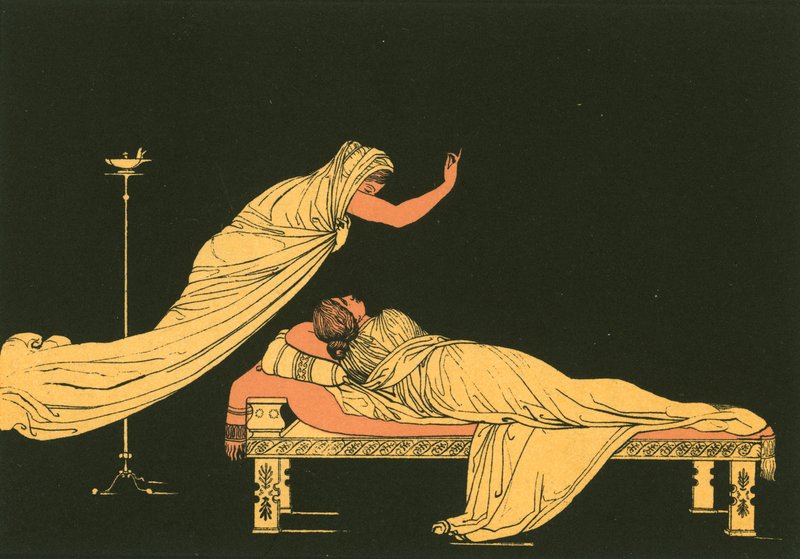 Sonho de Penélope de John Flaxman