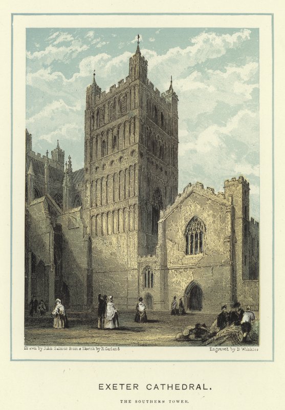 Catedral de Exeter, a torre do sul de John Francis Salmon