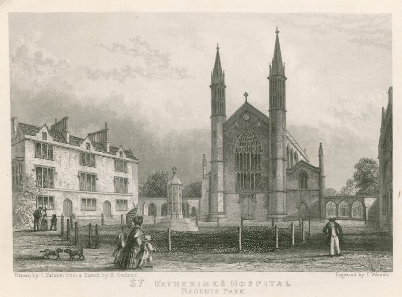 Hospital de St Katherine, Regent&39;s Park, Londres de John Francis Salmon