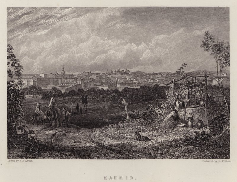 Madrid (cor litho) de John Frederick (after) Lewis