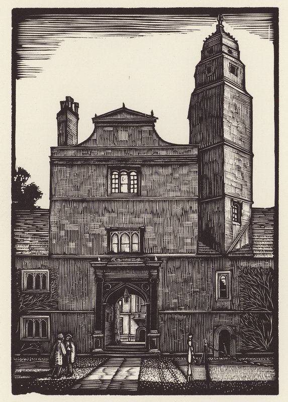 Cambridge: Caius (xilogravura) de John Frederick Greenwood