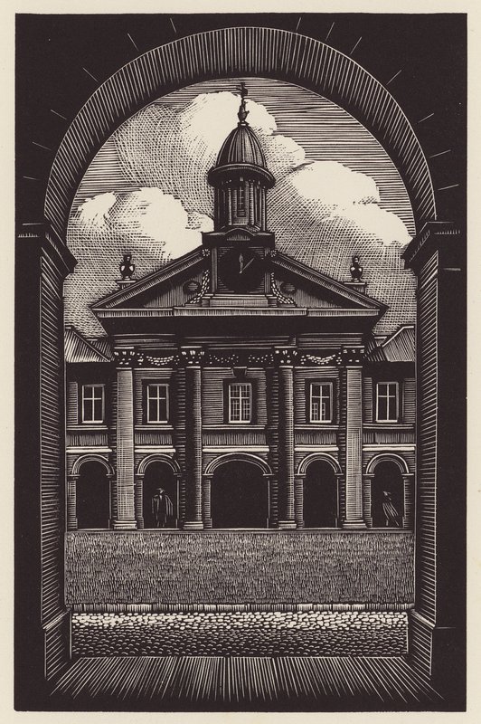 Cambridge: Emmanuel (xilogravura) de John Frederick Greenwood