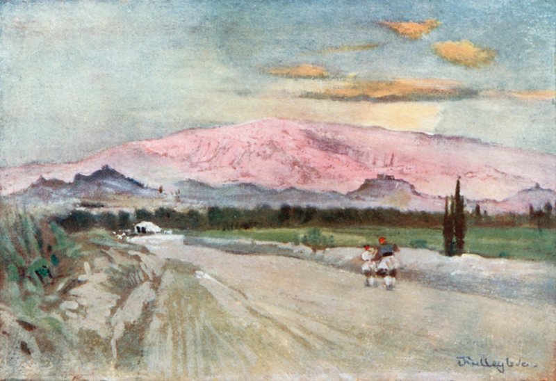 Atenas da estrada para Eleusis de John Fulleylove