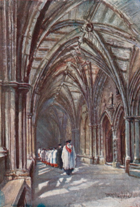 Claustros da Abadia de Westminster de John Fulleylove