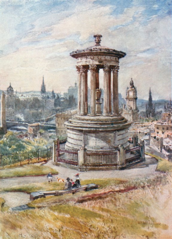 Edimburgo a partir de Calton Hill de John Fulleylove