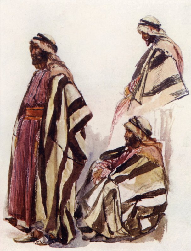 Fellah in Holiday Dress (cor litho) de John Fulleylove
