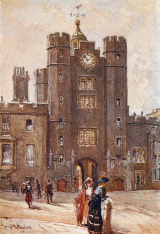 Portão do Palácio de St. James de John Fulleylove