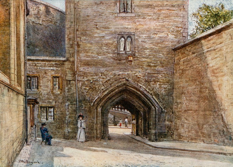 Porta de entrada para a Bloody Tower, com entrada para a Jewel House de John Fulleylove