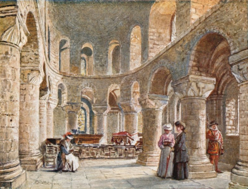 Capela normanda de São João, na Torre de John Fulleylove