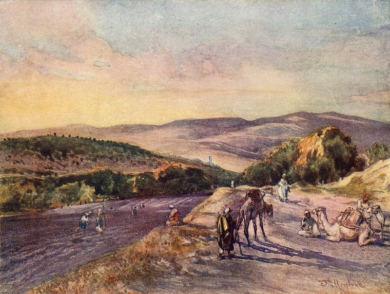 Sítio da antiga cidade de Samaria de John Fulleylove