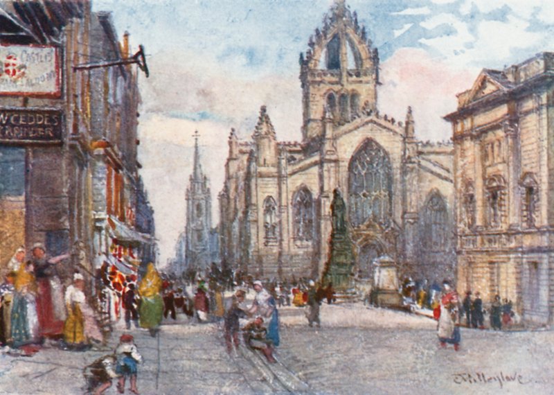 Catedral de St. Giles do Lawnmarket de John Fulleylove