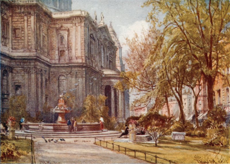 St. Paul&39;s Churchyard de John Fulleylove