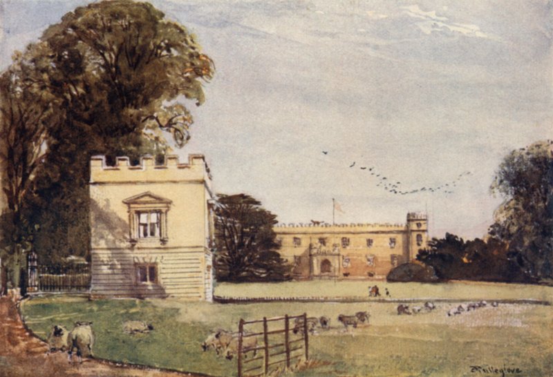 Syon House, Brentford, Garden Front (cor litho) de John Fulleylove