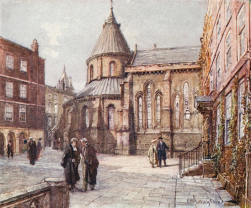 Igreja do templo de John Fulleylove