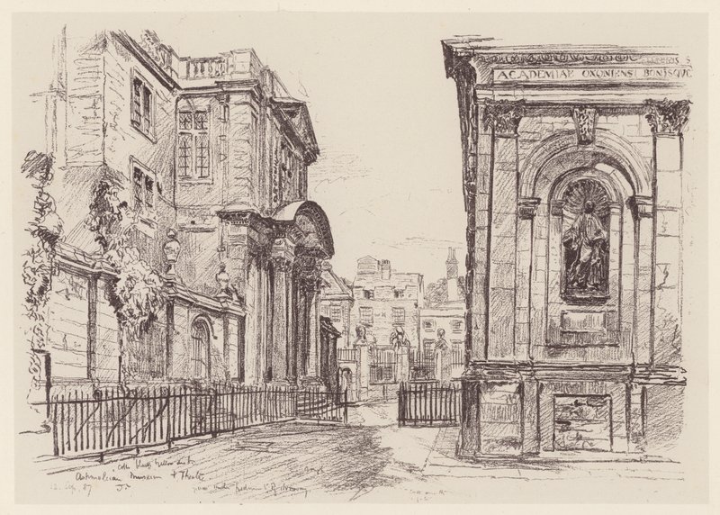 Museu Ashmolean (litografia) de John Fulleylove