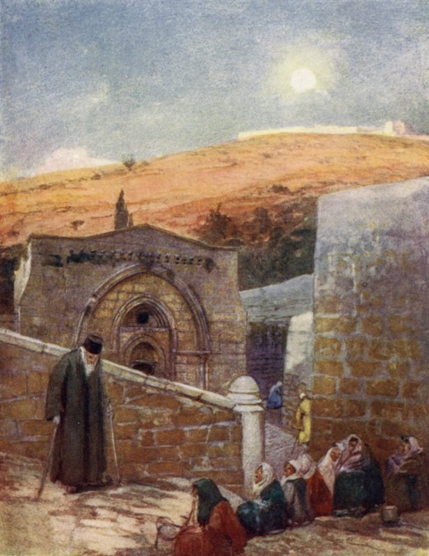 A Capela do Túmulo da Virgem aos pés do Monte das Oliveiras de John Fulleylove
