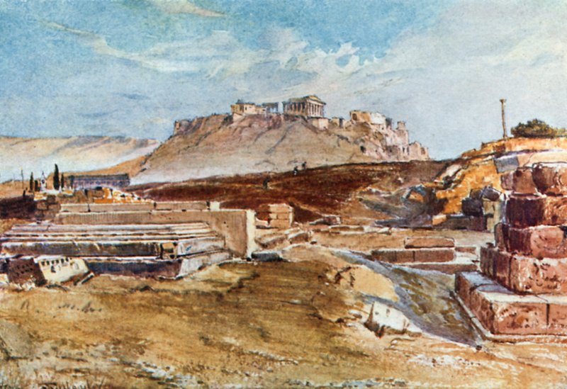 O Dipylon em Atenas de John Fulleylove