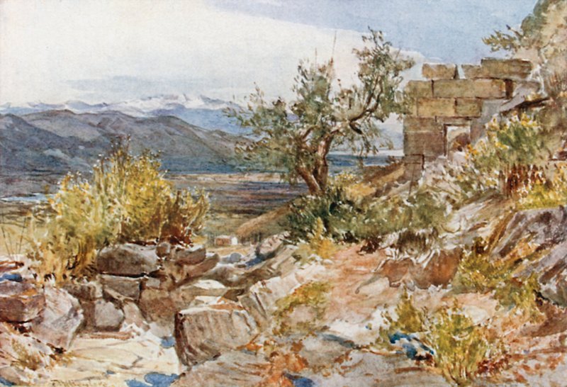 O Portão Laconiano de Messene de John Fulleylove