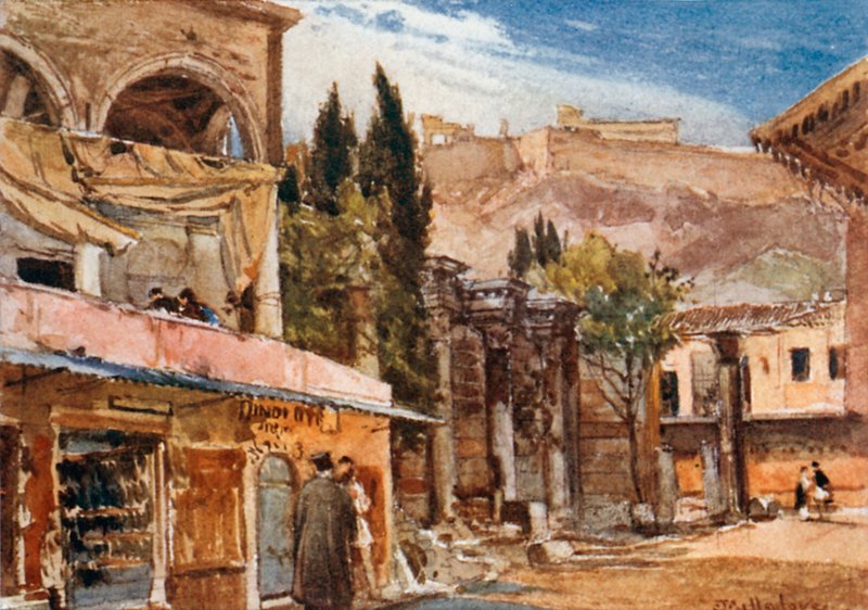O Stoa de Adriano de John Fulleylove