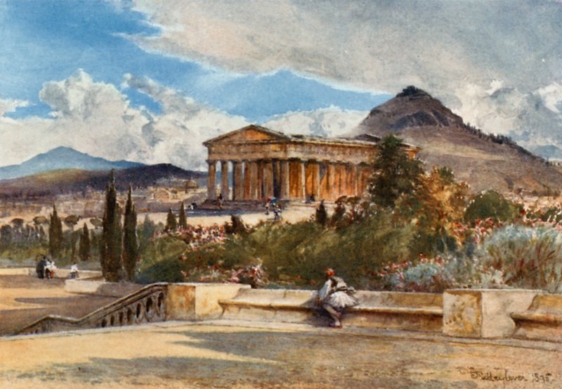 O Templo de Teseu do Sudoeste de John Fulleylove