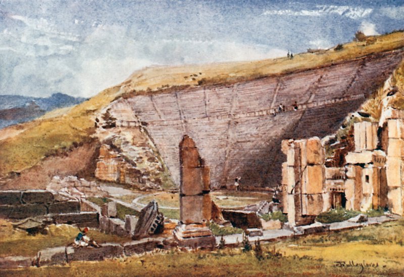 O Teatro de Epidauro de John Fulleylove