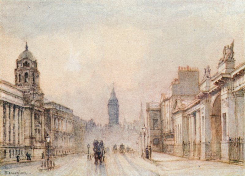 Whitehall em 1906 de John Fulleylove