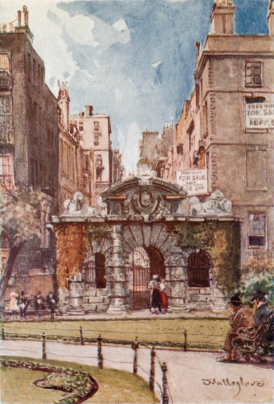 Portão de York, Buckingham Street, Strand de John Fulleylove