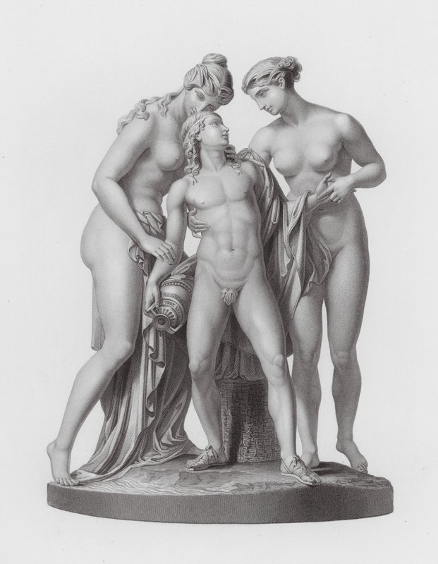 Hylas (gravura) de John Gibson