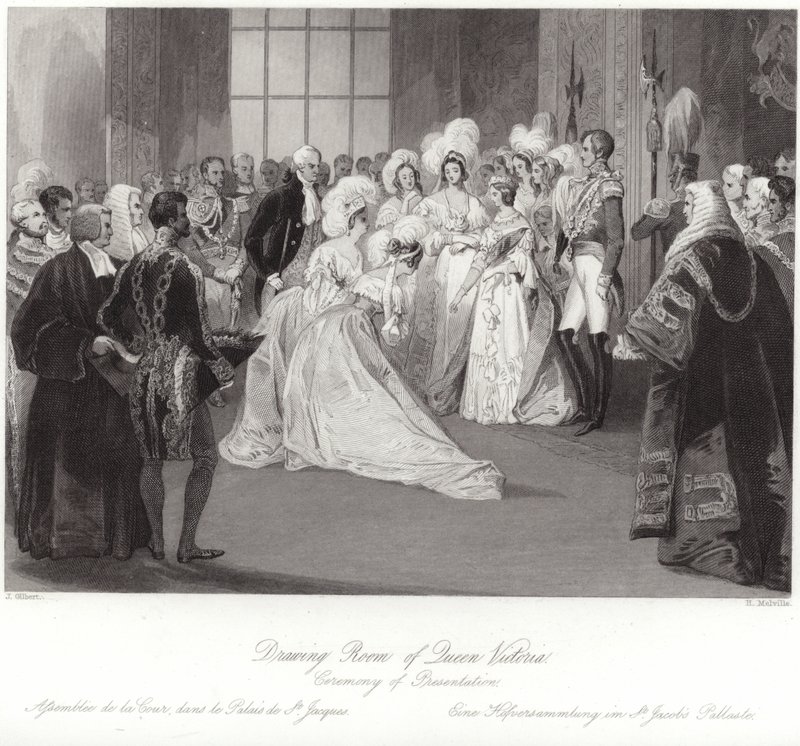 Sala de estar da rainha victoria de John Gilbert
