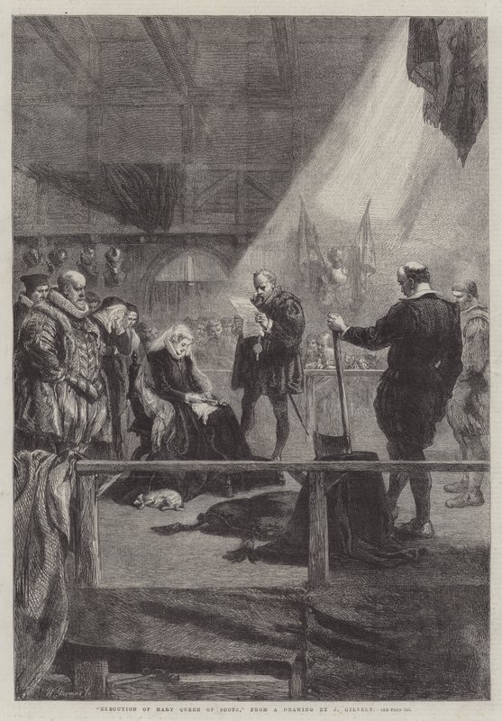 Execução de Mary Queen of Scots de John Gilbert