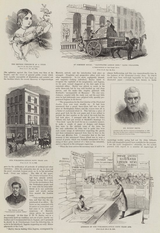 História das Notícias Ilustradas de Londres de John Gilbert