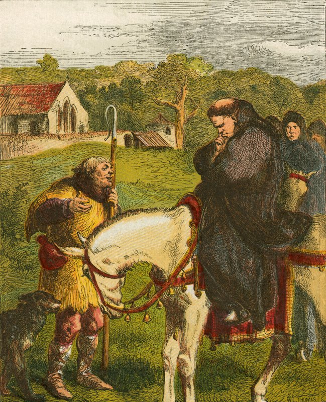 Rei João e o Abade de Canterbury de John Gilbert