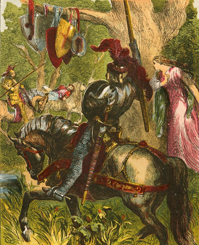 Sir Lancelot do lago de John Gilbert