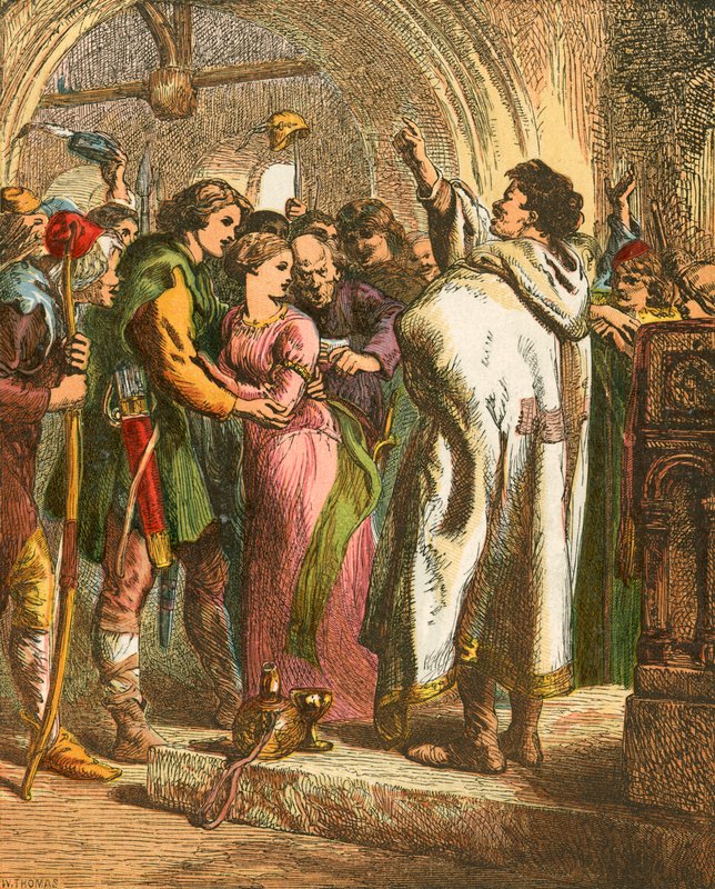 O casamento de Allen a Dale de John Gilbert
