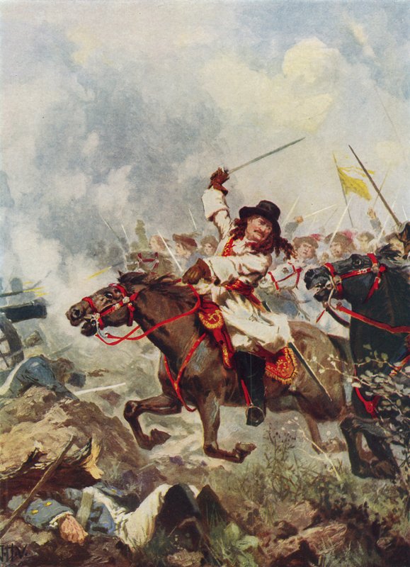 Frederick William, o Grande Eleitor, na Fehrbellin de John Harris Valda