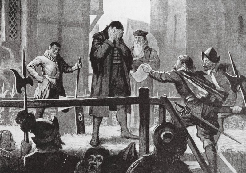 A recuperação de Griffenfeldt no andaime (litografia) de John Harris Valda