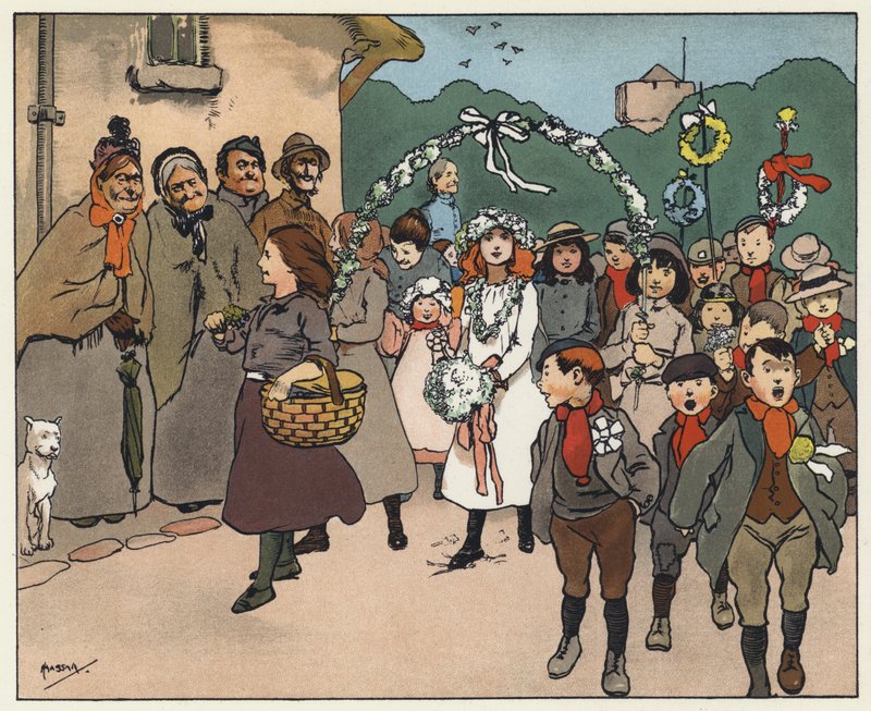Dia do Trabalhador (cor litho) de John Hassall