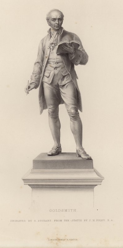 Estátua de oliver goldsmith de John Henry Foley