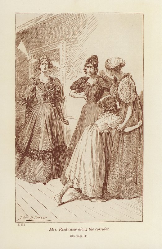 Ilustração para Jane Eyre de Charlotte Bronte (litografia) de John Henry Frederick (after) Bacon